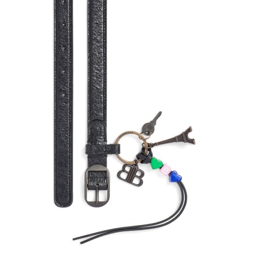 Women's Le City Belt With Charms in Black