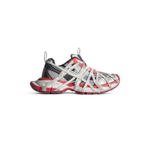 Men's 3xl Extreme Lace Sneaker in Grey/red/black/white