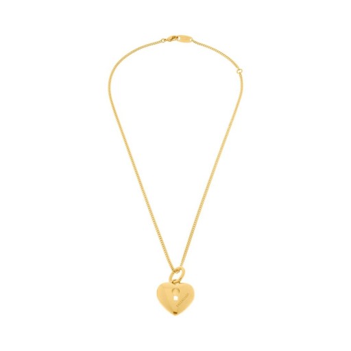 Women's Amour Heart Necklace in Gold