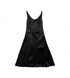 Women's Minimal Midi Dress in Black