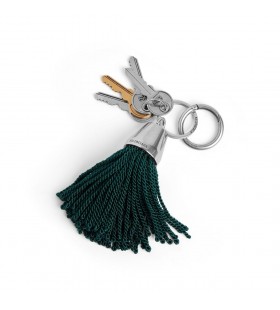 Charm/keychain Pompom in Green
