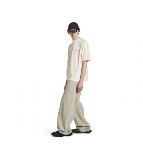 Men's Balenciaga Back T-shirt Medium Fit in Beige