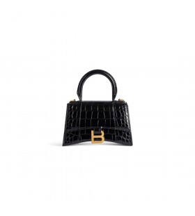 Women's Hourglass Handbag Xs in Black