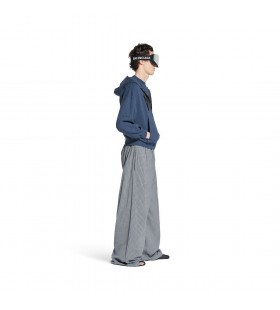 Men's Tracksuit Pants in Blue/beige