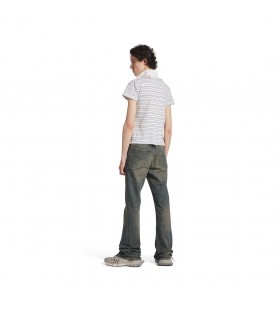 Bootcut Pants in Light Blue
