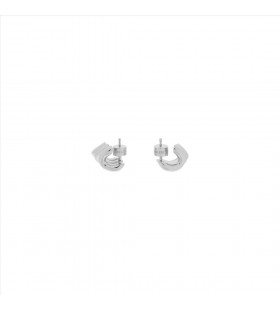 Women's Loop Trio Earrings in Silver