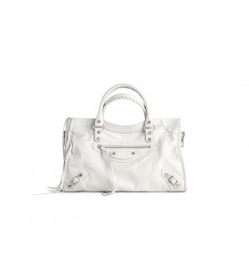 Le City Bag Medium in Optic White