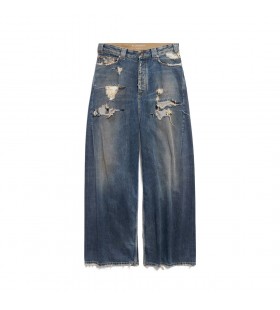 Men's Baggy Pants in Blue