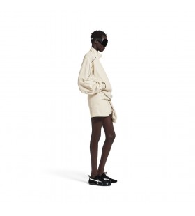 Balenciaga eu Puma Jaqueta de Treino de Creme de leite