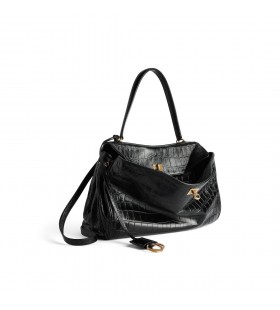 Mulheres Rodeio Bolsa M&Atilde;&copy;dia em Preto