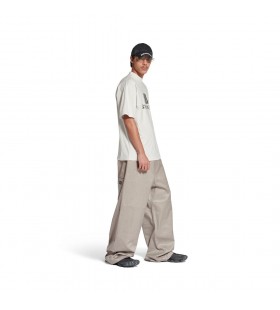 Homens Nano Bb T-shirt Médio Caber em Branco Sujo