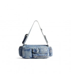 Homens Superbusy Sling Bag Pequena em Azul