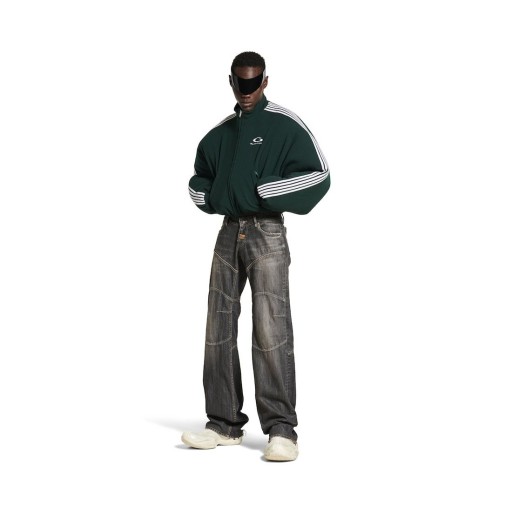 Loop Sport Ikon Kerek Zip-up Kabátot Cypress Zöld