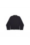 Men's Security Tape Oversized Long Sleeve T-shirt in Faded Black/