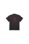 Men's Lion Club T-shirt Oversized in Black/red