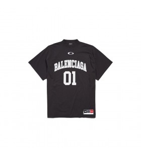 Bhfear Cispheile Sraith - Oversized T-l&Atilde;&copy;ine i Dubh