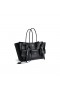 Donna Bel Air Trasportare Tutti Borsa Grande in Nero