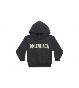 Kids - Tipo di Nastro Felpa con cappuccio in Nero Sbiadito