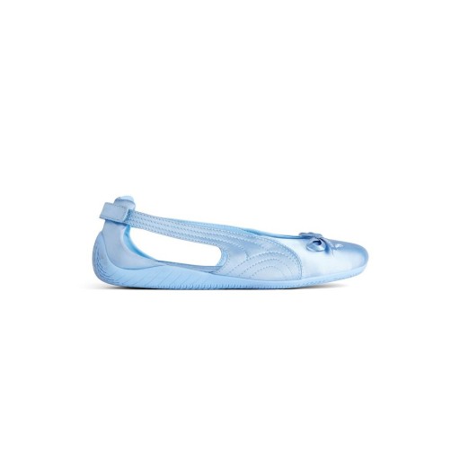 Kvinne Speedcat Ballett Satin Balenciaga i Lys Blå