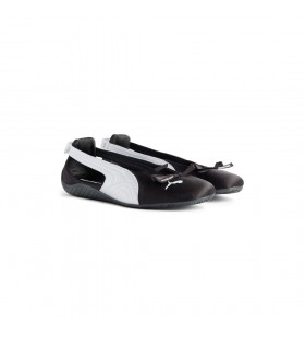 Kvinne Speedcat Ballett Satin Balenciaga i Svart/hvitt