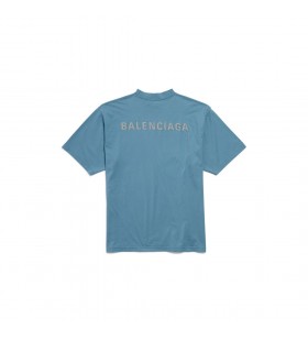 Balenciaga Tilbake Reflekterende T-skjorte Medium Passer i Gr&Atilde;&yen; Bl&Atilde;&yen;