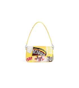 Kvinne Timeglass Sling Bag Små i Gult