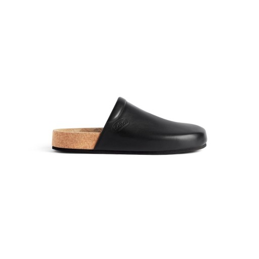 Garnitur Balenciaga I Scholl Flat Mule w kolorze czarnym