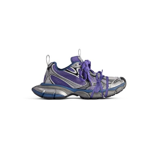 Damskie cieniowane buty do biegania 3xl fioletowy / szary / ciemny niebieski