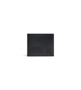 Men's Monaco Square Folded Wallet in Black