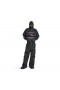 Bărbați Balenciaga am Automobili Lamborghini Zip-up Hoodie Mici se Potrivesc în Negru Decolorat
