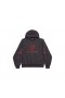 Leu barbati Club Căptușite Hoodie Regular Fit Negru/rosu