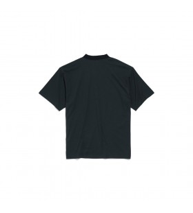 Aeroportul Tag-ul T-shirt Mediu se Potrivesc în Negru Stins