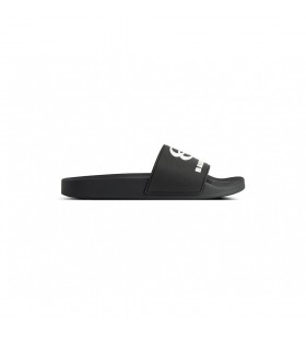 Piscină bărbați Slide Sandal în alb/Negru