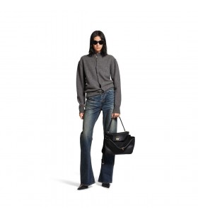 Femei Pantaloni Bootcut in Albastru