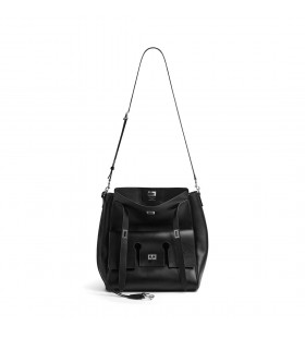 Pánske Bel Air Hobo Messenger Bag v Čiernej farbe