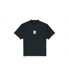 Letisko Značku T-shirt Stredné Nosenie v Vyblednuté Čierna