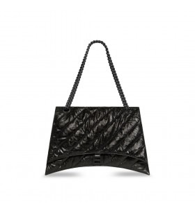 Women's Crush Chain Bag Large in Black