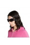 La mujer Mandona Máscara de Gafas de sol en Negro