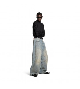 De los hombres Pantalones Holgados de color Azul claro