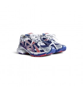 Los hombres del Corredor Gradiente de la Zapatilla de deporte en color azul marino/rojo/gris