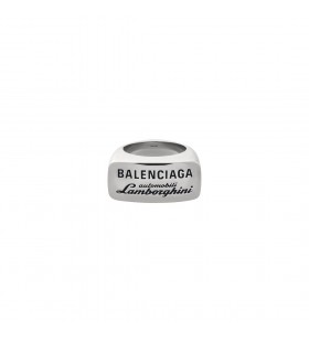 Balenciaga | Automobili Lamborghini Sello de Anillo en Plata Brillante