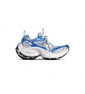 Los hombres 6xl de la Zapatilla de deporte en color Gris/azul/blanco