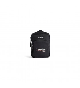 الرجال Explorer Crossbody رسول حقيبة باللون الأسود