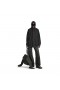 Mænd ' s Cut-up Hooded Shirt i Sort