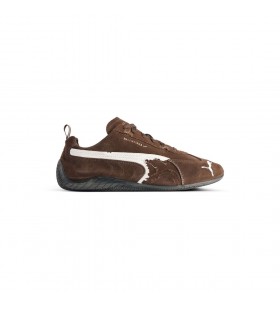Speedcat Ruskind Balenciaga i Brun/hvid/sort