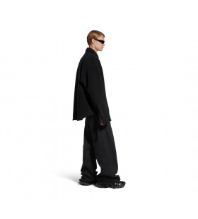 Mænds Overshirt i Sort