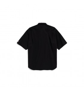 Mænd ' s Balenciaga Arbejdstøj Korte Ærmer Large Fit t-Shirt i Sort