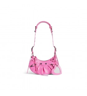 Vrouwen Le Cagole schoudertas Xs in Glanzend Roze