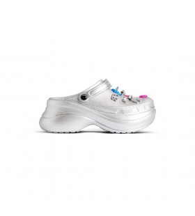 Vrouwen Crocs™ Mule Jibbitz™ in Zilver