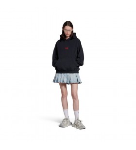 Laurel Klassieke Hoodie Medium Fit in Vage Zwart